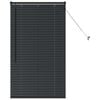 vidaXL Venēcijas žalūzijas Melna 130 x 80 cm Alumīnijs