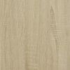vidaXL bufete Sonoma Ozols 62x35x76 cm Engineered Wood