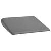 vidaXL Sēdvietas spilvens Pelēka 39 x 38 x 8,5 cm PU putas