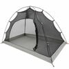 vidaXL Telts ar jumtu Pelēks un melns 236 x 108 x 120 cm