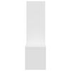 vidaXL sienas plaukti, 2 gab., balti, 50x15x50 cm, inženierijas koks