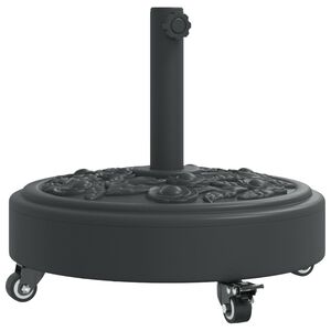 vidaXL saulessarga pamatne ar riteņiem, &Oslash;38 / 48 mm kātiem, 27 kg