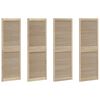 vidaXL Kabeļa Durvis ar durvīm 4 pcs Dabiska 170 x 2,1 x 59,5 cm
