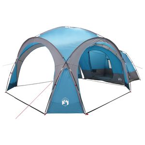 vidaXL Sānu telts Zila 643 x 408 x 260 cm Poliesters un tērauds