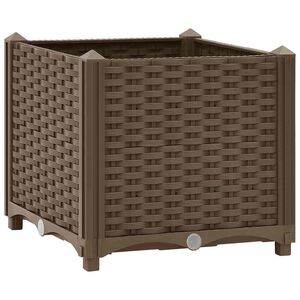 vidaXL puķu kaste, 40x40x38 cm, polipropilēns