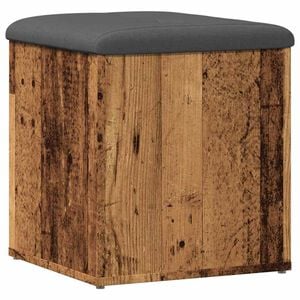 vidaXL glabā&scaron;anas sols Old Wood 42x42x45 cm Engineered Wood