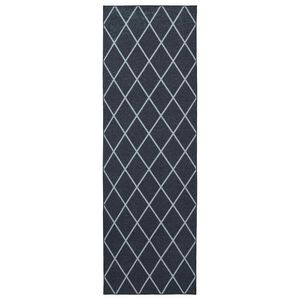 vidaXL Paklāja ceļ&scaron; ORIZ 1150 gsm Melna sieta raksts