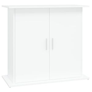 vidaXL akvārija statīvs, balts, 81x36x73 cm, inženierijas koks
