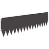 vidaXL Zāliena Apmale 20 pcs 103 x 30 cm Tērauds Melns