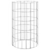 vidaXL gabions, stabs, apaļ&scaron;, cinkots tērauds, &Oslash;30x50 cm