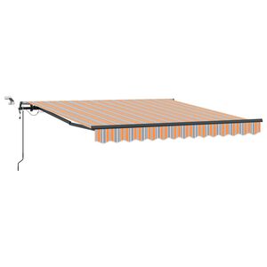 vidaXL Nolokāms markīze Daudzkrāsains 350 x 250 cm Poliesters