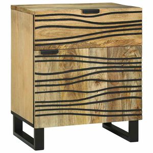 vidaXL Nakts skapītis Dabiska 50 x 33 x 60 cm Inženierijas koks