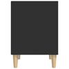 vidaXL naktsskapīši, 2 gab., melni, 40x35x50 cm