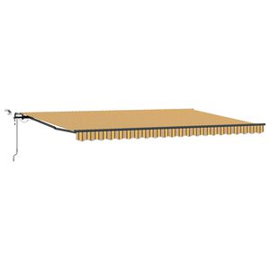 vidaXL Nolokāms markīze Daudzkrāsains 500 &times; 350 cm Poliesters
