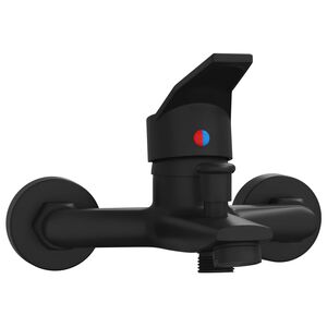 vidaXL Dušas maisītājs Melna G 1 / 2 collas