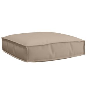 vidaXL Spilvens Oksforda audums Pelēkbrūna 60 x 60 x 12 cm