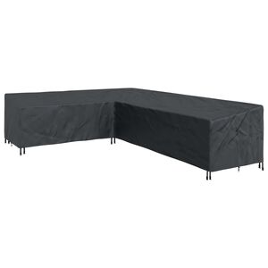 vidaXL Mēbeļu pārklājs 355 x 275 x 80 cm 420D Oksforda audums L-forma