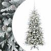 vidaXL Mākslīgā Ziemassvētku egle ar bumbiņu 150 cm 150 LED