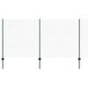 vidaXL Kāpuķu sietu žogs ar stabu 25 x 1,2 m (Platums x Augstums)