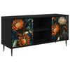 vidaXL Televizora skapī&scaron;a LOCHEM 102 x 33 x 51 cm Melns ozols