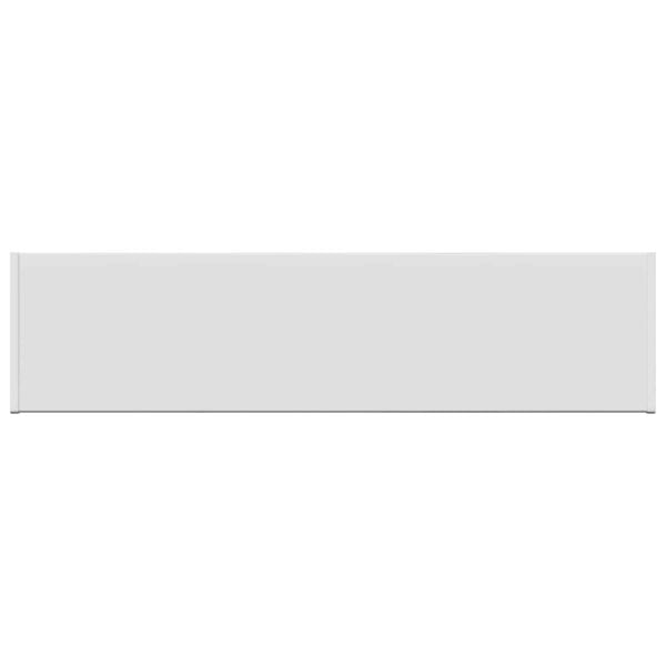 vidaXL Logu palodze Balts 80 x 25 x 4,5 cm PVC