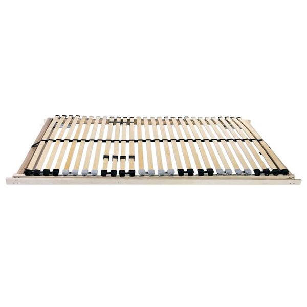 vidaXL Lamelu gultas pamatne Brūna 70 x 190 cm Cietā bērza koks