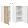 vidaXL Virtuves Skapis Kalmar Sonoma ozols 40 x 31 x 80 cm