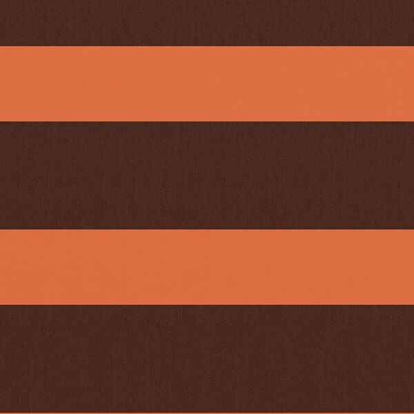 vidaXL balkona aizslietnis, 75x400 cm, oranžs un brūns oksforda audums