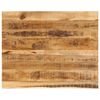 vidaXL galda virsma, 100x80x2,5 cm, mango masīvkoks