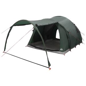 vidaXL Tuneļveida telts 370 x 275 x 210 cm Armijas zaļa