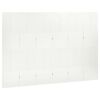 vidaXL 6-paneļu istabas aizslietņi, 2 gab., balti, 240x180 cm, tērauds