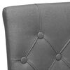 vidaXL virtuves krēsli, 6 gab., tum&scaron;i pelēks audums