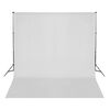vidaXL fotostudijas komplekts &ndash; lampas, lietussargi, fons, reflektori