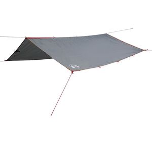 vidaXL kempinga tents, pelēka, oranža, 360x294 cm, ūdensizturīga