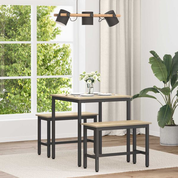 vidaXL Ēdamgaldi METĀLS