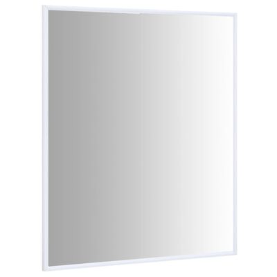 vidaXL spogulis, 80x60 cm, balts