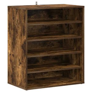 vidaXL apavu plaukts, ozolkoka krāsa, 60x35x70 cm, inženierijas koks