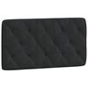 vidaXL galvgaļa spilvens, melns, 100 cm, samts