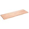 vidaXL vannasistabas letes virsma 180x60x(2-4)cm apstrādāts masīvkoks