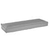 vidaXL Spilvens Oksforda audums Pelēka 120 x 40 x 8 cm