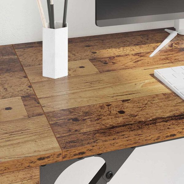 vidaXL Datorgalds Vecs koks 131 x 48 x 75 cm Inženierijas koks