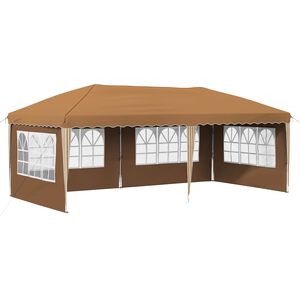vidaXL Pop-up svinību teltis 575 x 289 x 245 cm Bē&scaron;a