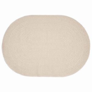 vidaXL Paklājs ZIZUR Krēmkrāsa 200 x 140 cm Polipropilēns