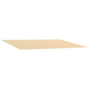 vidaXL Markīzes rezerves audums Dzeltena un balta 300 x 250 cm