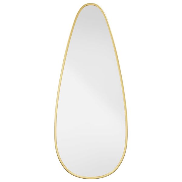 vidaXL sienas spogulis, zelta krāsā, 60x25 cm