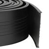 vidaXL Garāžas durvju blīvējums Melns 70 x 6 mm 4,5 m PVC