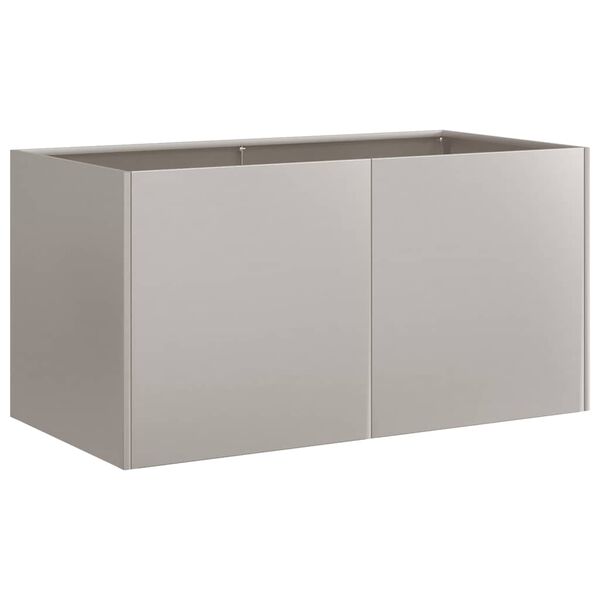 vidaXL puķu kaste, rūsas, 80x40x40 cm, izturīgs tērauds