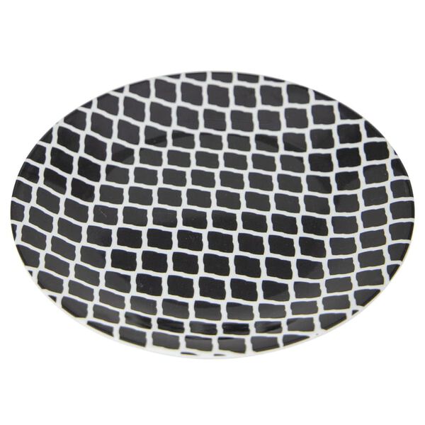 Bo-Camp 16-daļīgs trauku komplekts Mix & Match, melamīns, melns, balts