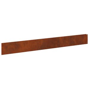 vidaXL Zāliena Apmale 20 gab. 100 x 12 cm Tērauds Rūsa