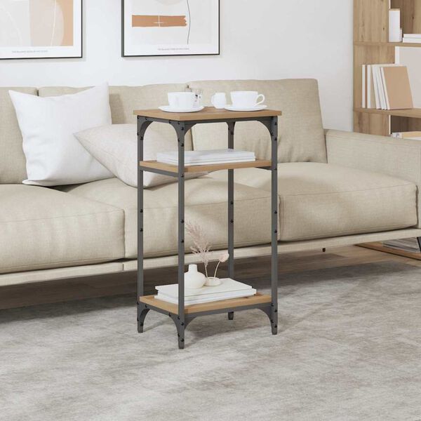 vidaXL Sānu galds Artisānā ozols 40 x 30 x 75 cm Inženierijas koks